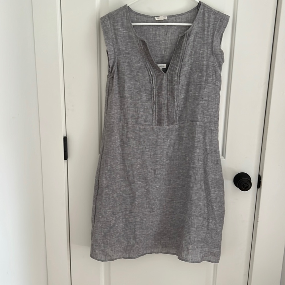 Garnet Hill Linen Dress - size 8